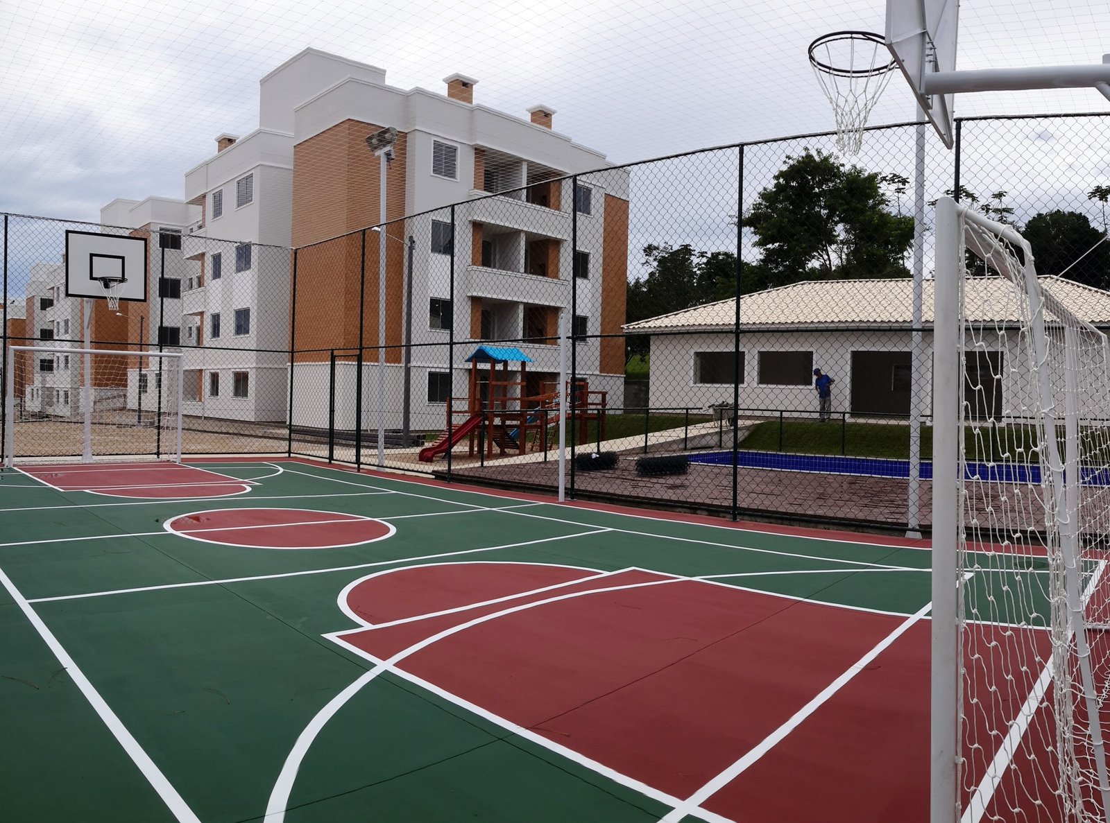 quadra esportiva de alto desempenho