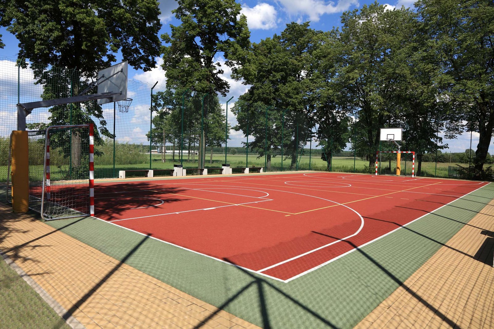 problemas em quadras esportivas