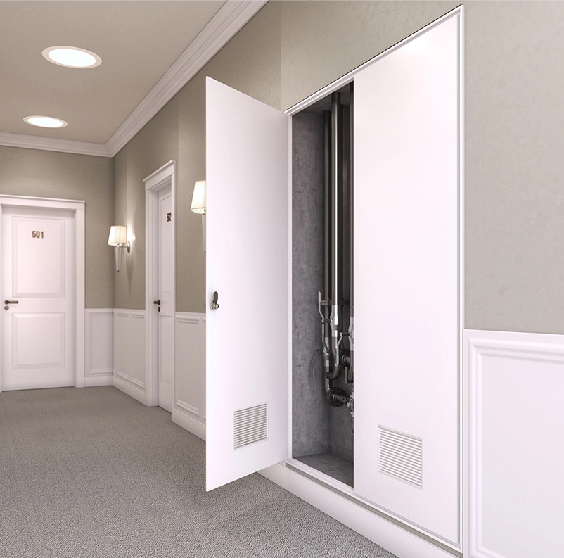 linha inovare porta com ventilação