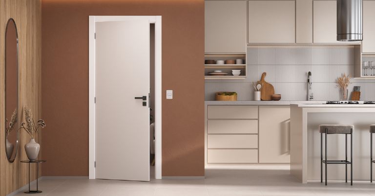 kit porta pronta diferenca travado destravado