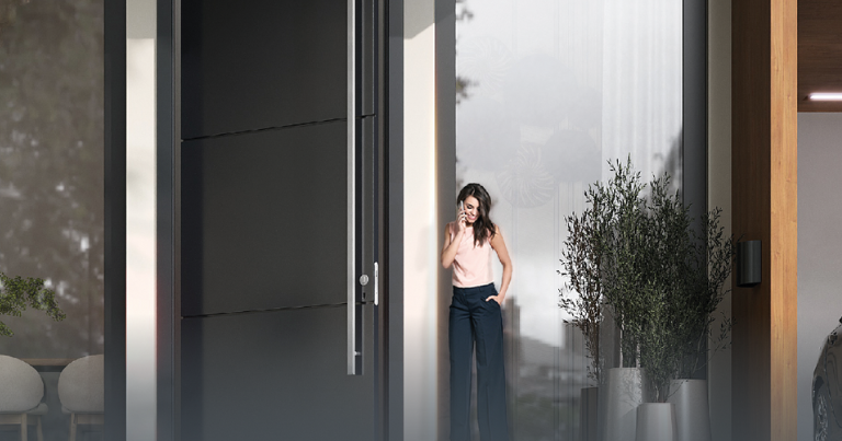 porta pivotante acm monumentale